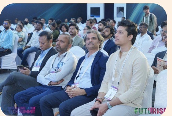 Santosh Talaghatti attending the Bengaluru Tech Summit FUTURISE technology conference